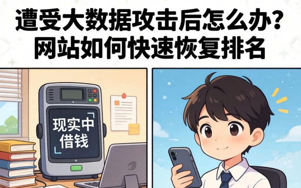 遭受大数据攻击后怎么办?网站如何快速恢复排名 遭受大数据攻击后怎么办