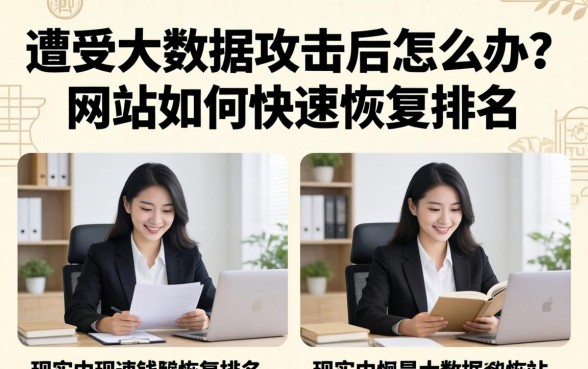 遭受大数据攻击后怎么办?网站如何快速恢复排名 遭受大数据攻击后怎么办