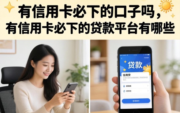 有信用卡必下的贷款平台有哪些