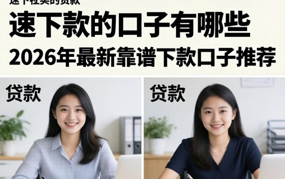 速下款的口子有哪些,2026年最新靠谱下款口子推荐 2026年最新靠谱下款口子推荐