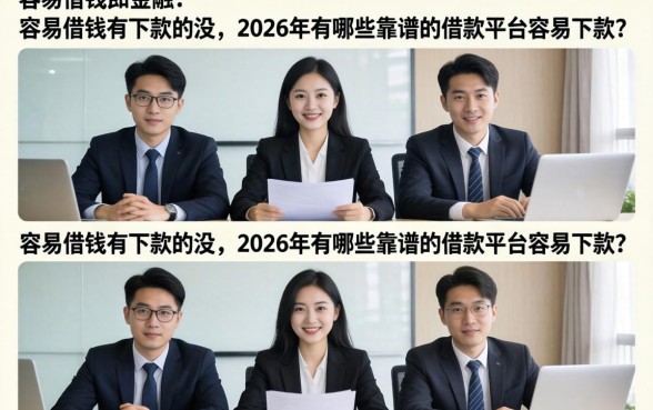 容易借钱有下款的没,2026年有哪些靠谱的借款平台容易下款? 2026年有哪些靠谱的借款平台容易下款