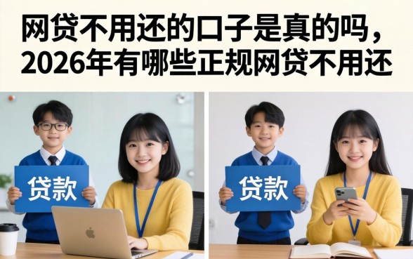 网贷不用还的口子是真的吗,2026年有哪些正规网贷不用还 2026年有哪些正规网贷不用还
