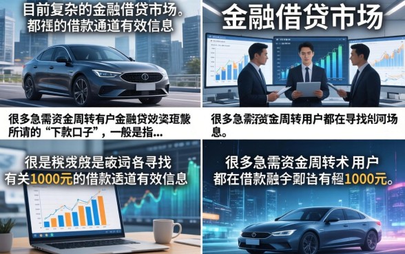 1000的下款口子有哪些,哪里有容易通过的下款口子推荐? 哪里有容易通过的下款口子推荐