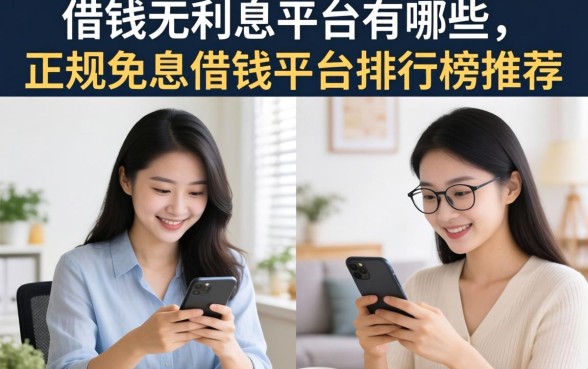 正规免息借钱平台排行榜推荐