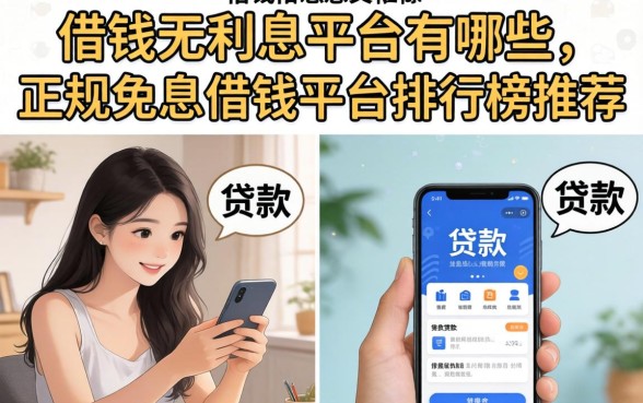 正规免息借钱平台排行榜推荐