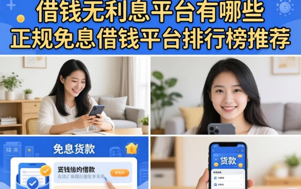 正规免息借钱平台排行榜推荐