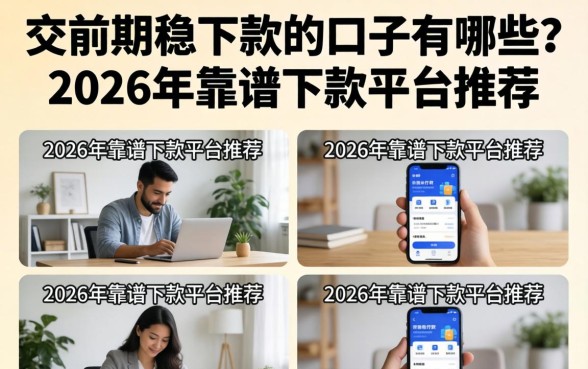 交前期稳下款的口子有哪些？2026年靠谱下款平台推荐