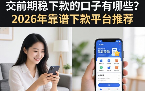 交前期稳下款的口子有哪些?2026年靠谱下款平台推荐 2026年靠谱下款平台推荐