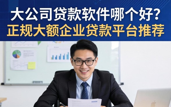 大公司贷款软件哪个好?正规大额企业贷款平台推荐 正规大额企业贷款平台推荐