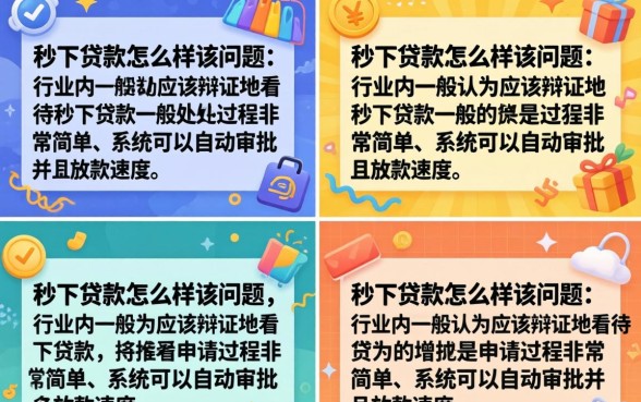 秒下贷款怎么样？秒下贷款可靠吗安全吗