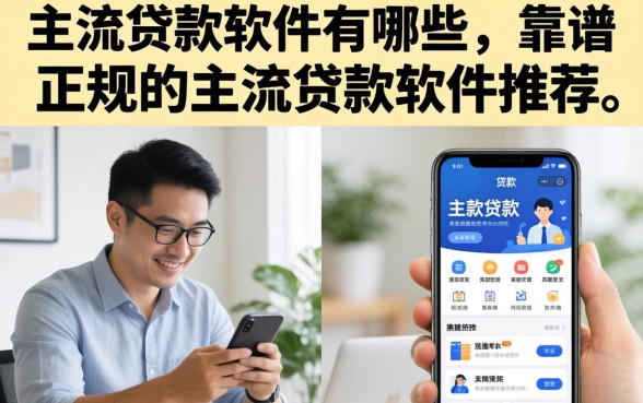 主流的贷款软件有哪些，靠谱正规的主流贷款软件推荐
