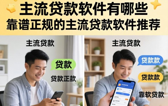 靠谱正规的主流贷款软件推荐
