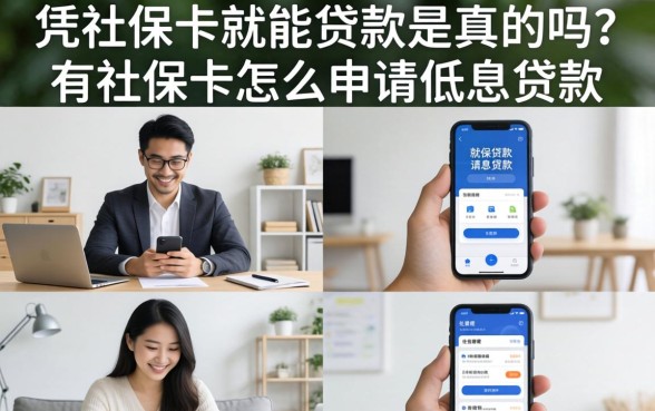 凭社保卡就能贷款是真的吗?有社保卡怎么申请低息贷款 凭社保卡就能贷款是真的吗