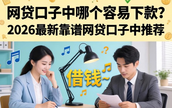 网贷口子中哪个容易下款?2026最新靠谱网贷口子中推荐 2026最新靠谱网贷口子中推荐