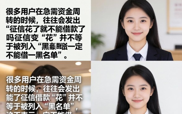 征信花了无法借款吗？盘点2026年还能下款的网贷平台