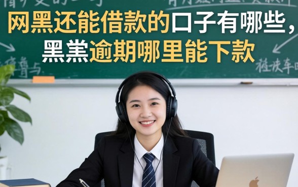 网黑还能借款的口子有哪些，黑户逾期哪里能下款