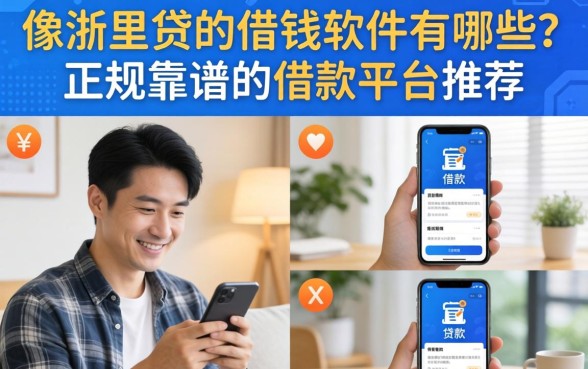 像浙里贷的借钱软件有哪些