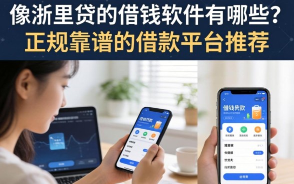 像浙里贷的借钱软件有哪些