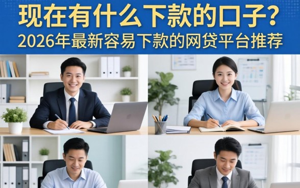 2026年最新容易下款的网贷平台推荐