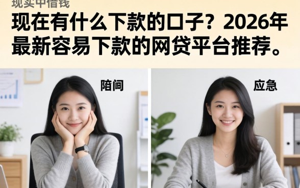 2026年最新容易下款的网贷平台推荐