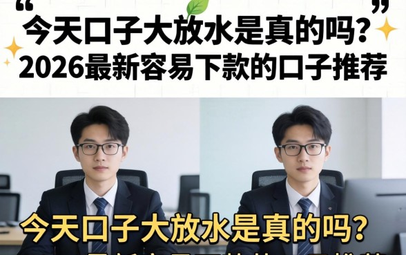 2026最新容易下款的口子推荐