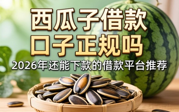 西瓜籽借款口子正规吗,2026年还能下款的借款平台推荐 2026年还能下款的借款平台推荐