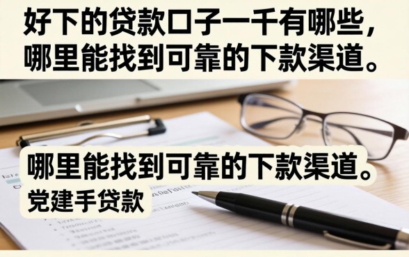好下的贷款口子一千有哪些,哪里能找到可靠的下款渠道 好下的贷款口子一千有哪些