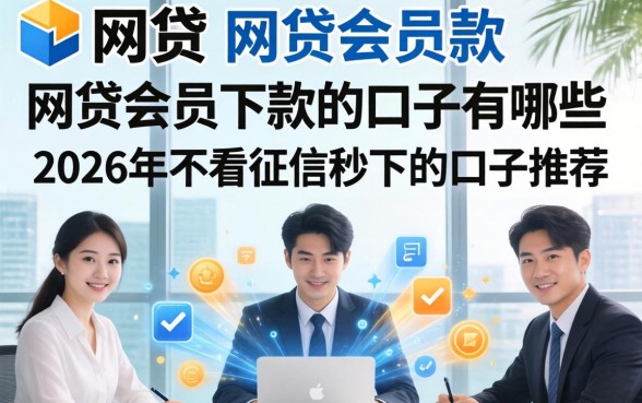 2026年不看征信秒下的口子推荐