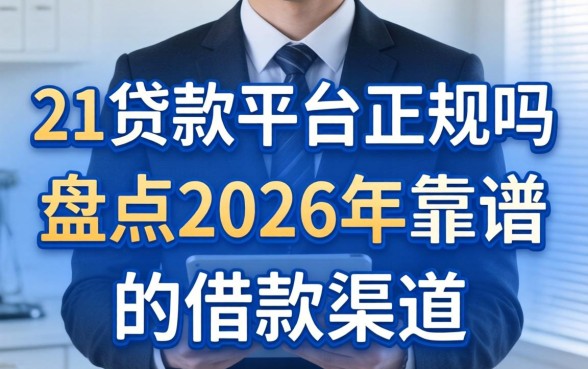 盘点2026年靠谱的借款渠道