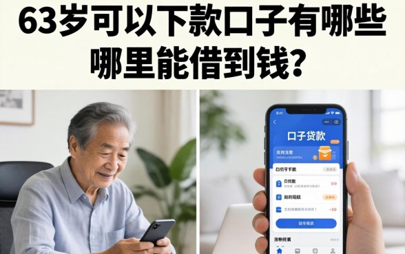63岁可以下款的口子有哪些,哪里能借到钱? 63岁可以下款的口子有哪些