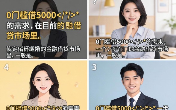 0门槛借5000是真的吗