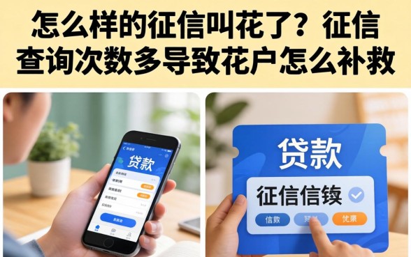 征信查询次数多导致花户怎么补救