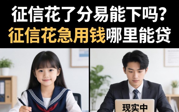 征信花急用钱哪里能贷