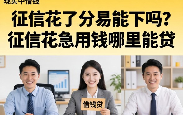 征信花急用钱哪里能贷