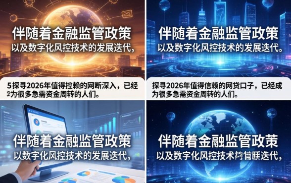 2026靠谱网贷口子有哪些