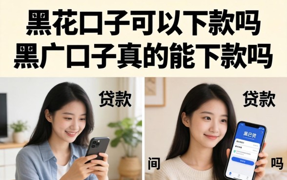 黑户口子真的能下款吗