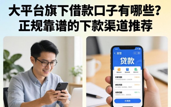 大平台旗下借款口子有哪些？正规靠谱的下款渠道推荐