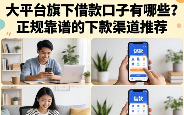 大平台旗下借款口子有哪些?正规靠谱的下款渠道推荐 大平台旗下借款口子有哪些