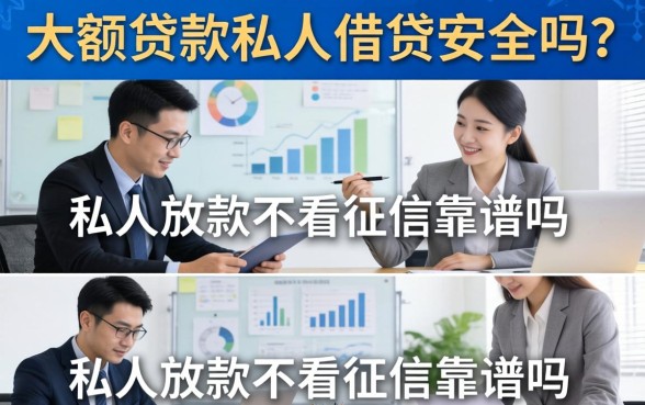 大额贷款私人借贷安全吗?私人放款不看征信靠谱吗 大额贷款私人借贷安全吗