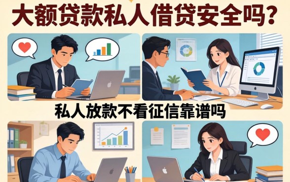 大额贷款私人借贷安全吗?私人放款不看征信靠谱吗 大额贷款私人借贷安全吗
