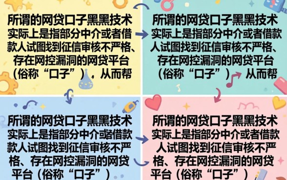 网贷口子黑户技术有哪些