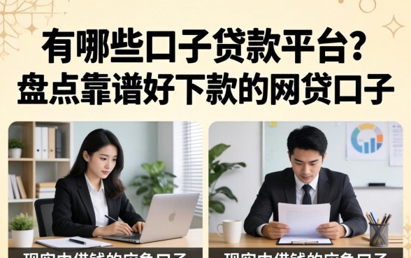 有哪些口子贷款平台?盘点靠谱好下款的网贷口子 盘点靠谱好下款的网贷口子