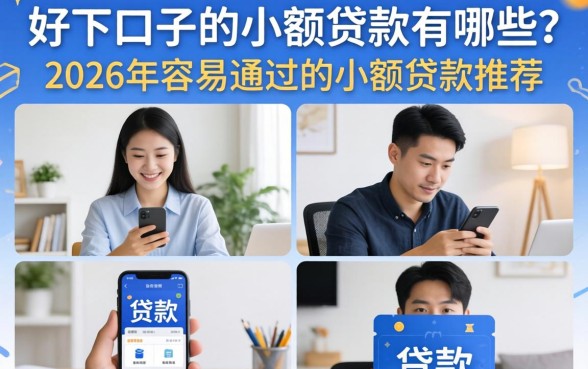 2026年容易通过的小额贷款推荐