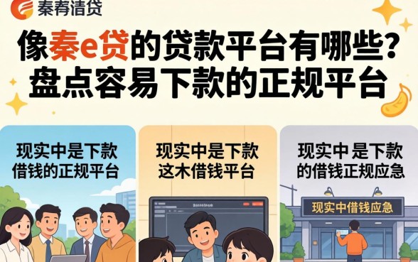 像秦e贷的贷款平台有哪些？盘点容易下款的正规平台