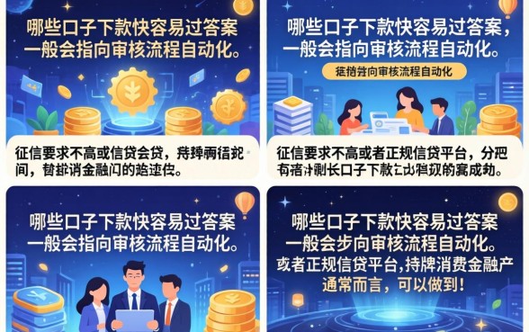 哪些口子下款快容易过？2026年最容易下款的网贷平台推荐