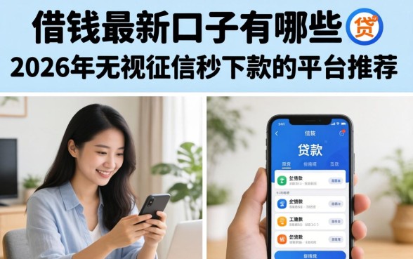 2026年无视征信秒下款的平台推荐