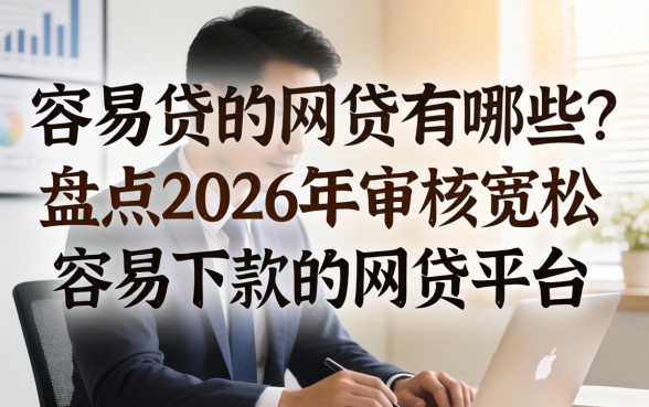 容易贷的网贷有哪些？盘点2026年审核宽松容易下款的网贷平台