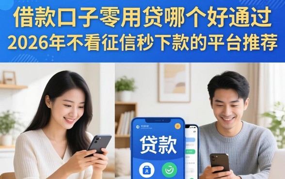 2026年不看征信秒下款的平台推荐