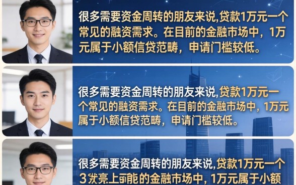 贷款贷1万块钱需要什么条件?哪个平台利息低容易通过? 贷款贷1万块钱需要什么条件