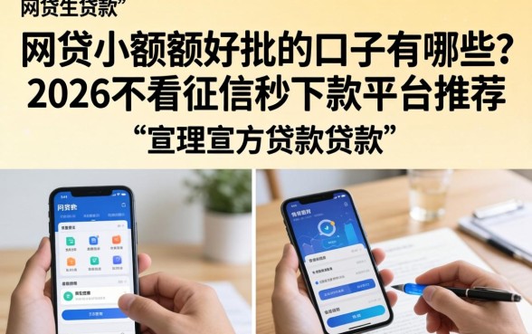2026不看征信秒下款平台推荐